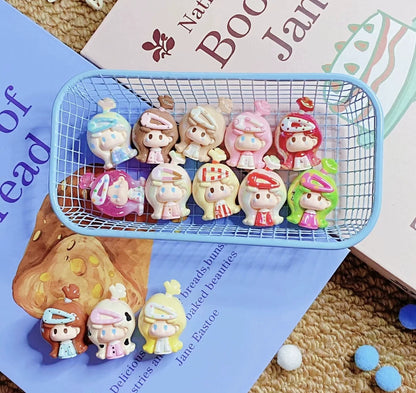 NuNu Mini Hairclip Series Blind Box#Mini Bean Figures #Tiny Bean Collectible #Mini Bean Blind Capsule