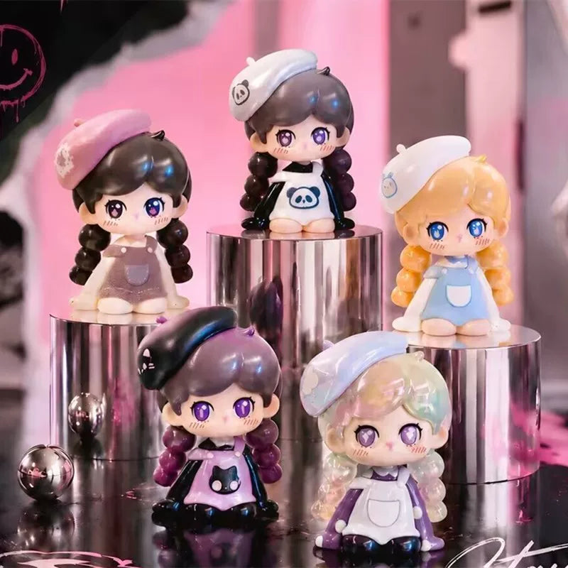 【O】FANCY UP  Coco School Idol Series Blind Box#Tiny Bean Collectible#Cute Bean Toy#Kawaii Mini Beans#Tiny Pocket Beans#Cute Bean Toy