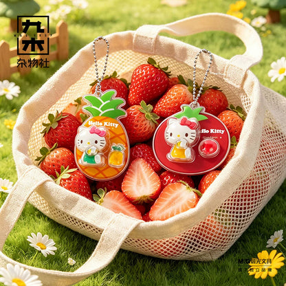 Miniature Hangtag Hello Kitty Sweet Fruit Story Series#Collectible Bean Figures #Kawaii Mini Beans #Tiny Pocket Beans
