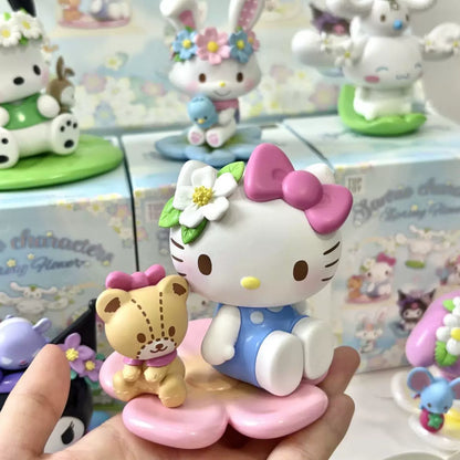 Sanrio characters Spring Flower Series Figures Blind Box