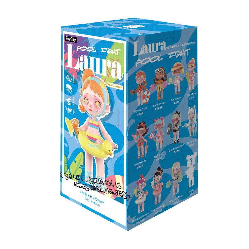 TOPCITY Laura Pool  Fight Series Blind Box#ToyCommunity #JustArrived #DeskFigure