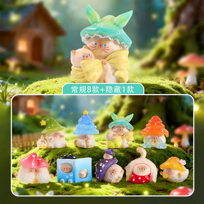 Mushroom Meow's Emotional Forest#NewFigure #UnboxingDay #DeskFigure 