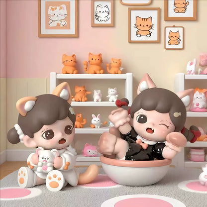 TNTSPACE Zoraa Meow Cat Face Club series MINI unbox toy#FigureHaul  #NewFigure  #DeskFigure 