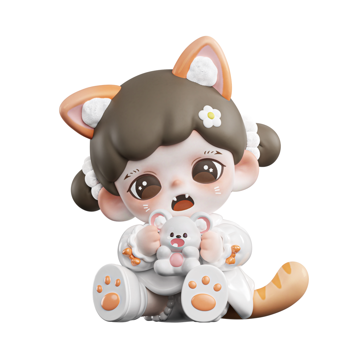 TNTSPACE Zoraa Meow Cat Face Club series MINI unbox toy#FigureHaul  #NewFigure  #DeskFigure 