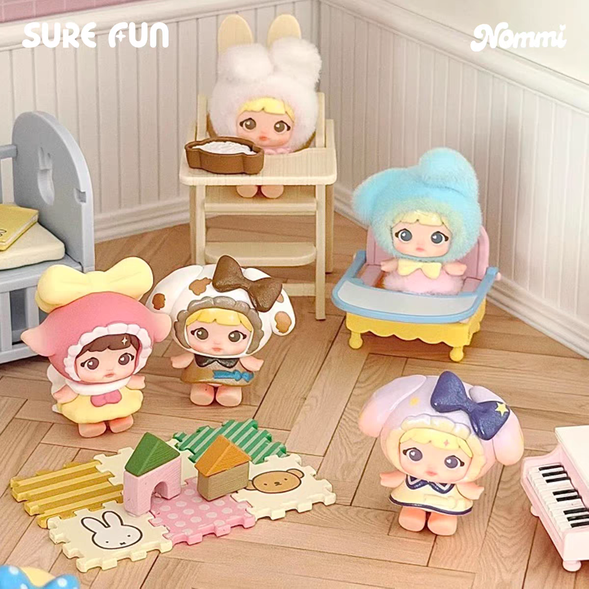 Nommi Sweetheart Plan Serise Mini Figures Surprise Bag#DisplayPiece #NewFigure #DeskFigure #BlindBoxCollector #MysteryToy