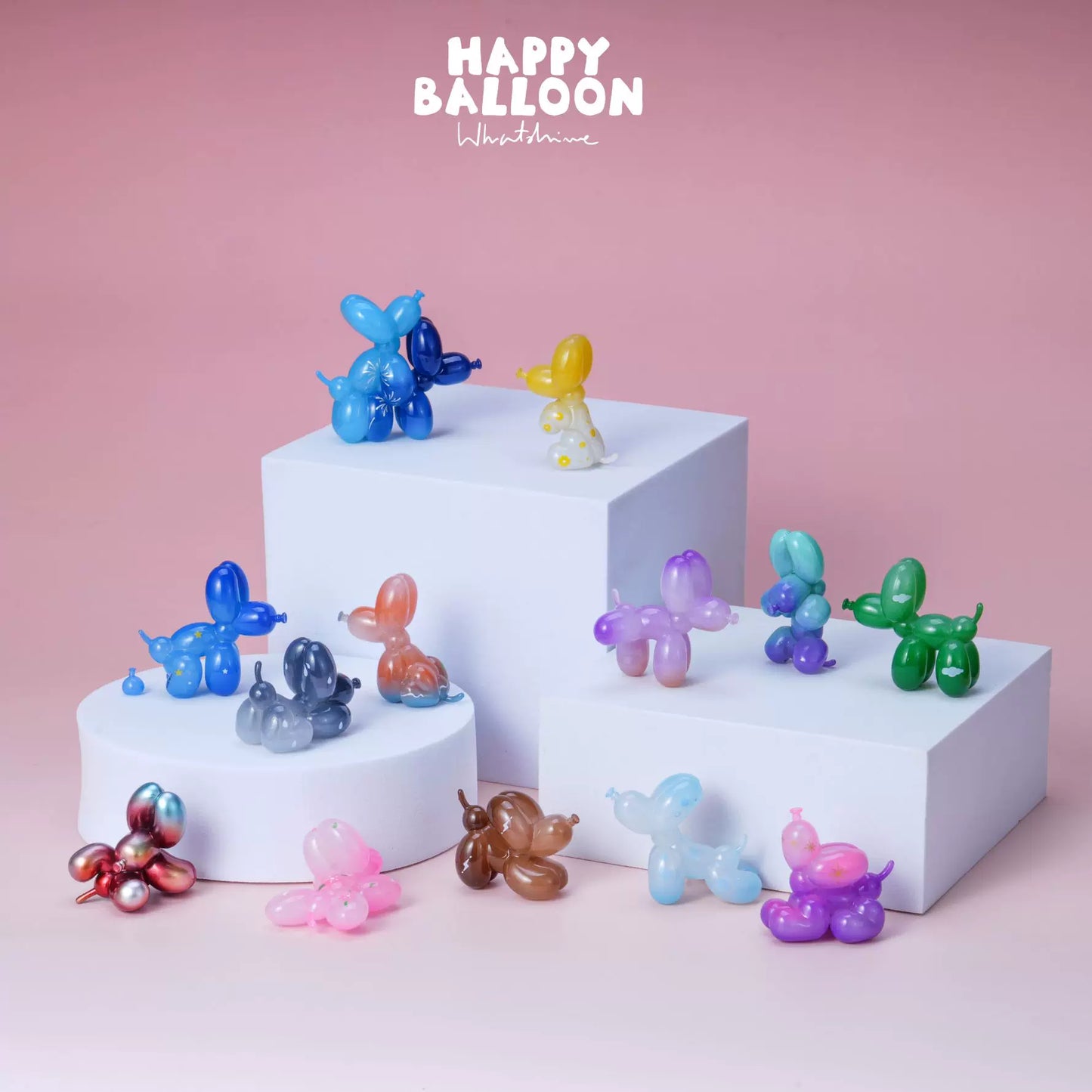 【T】Happy Balloon Dog Mini Series Blind Box