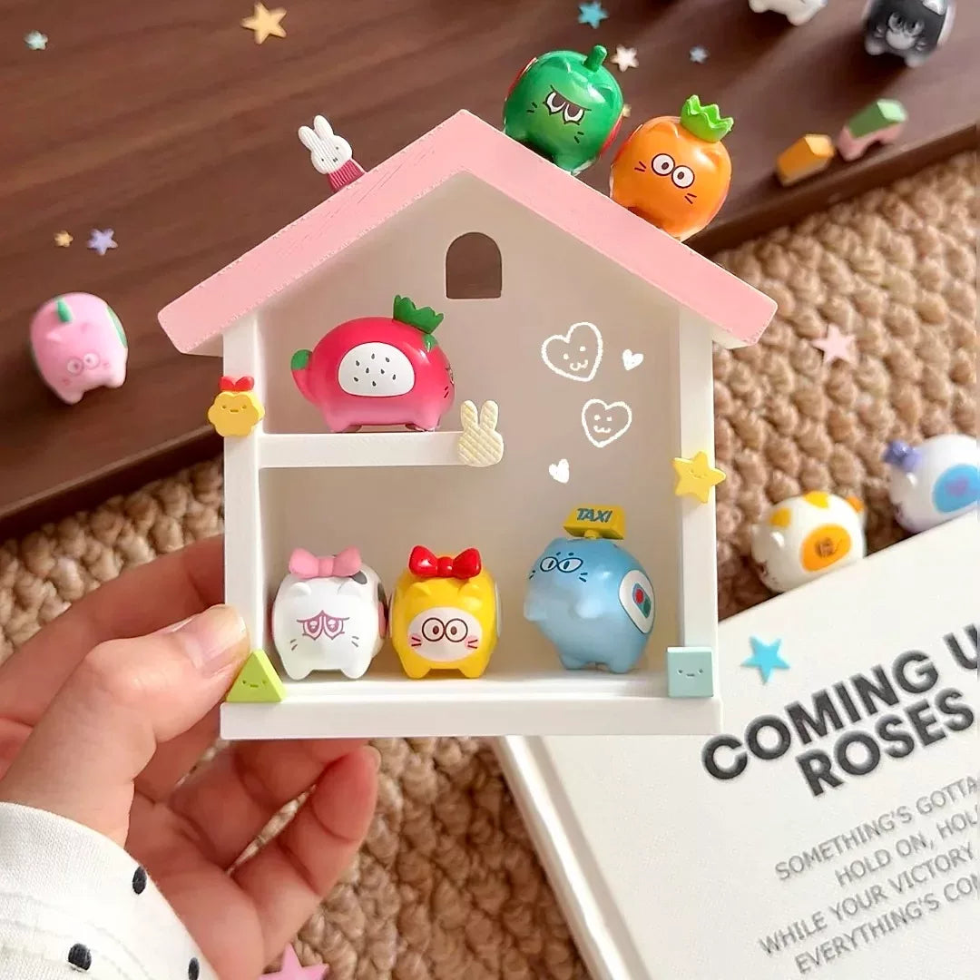 GOGO Ding Ding Cat Series Cute Grain Blind Box#Kawaii Mini Beans #Tiny Pocket Beans #Mini Bean Blind Capsule