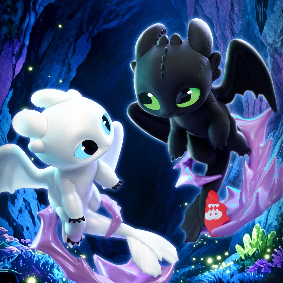 How to train your dragon interwined light&night series#AnimeCollector  #JustArrived  #UnboxingDay 