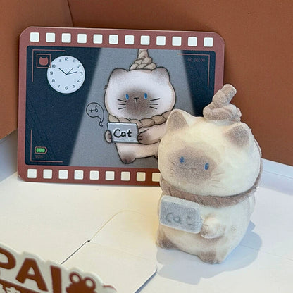 【T】Cat PAI Emotional Performance Velvet  FUFU Blind Box