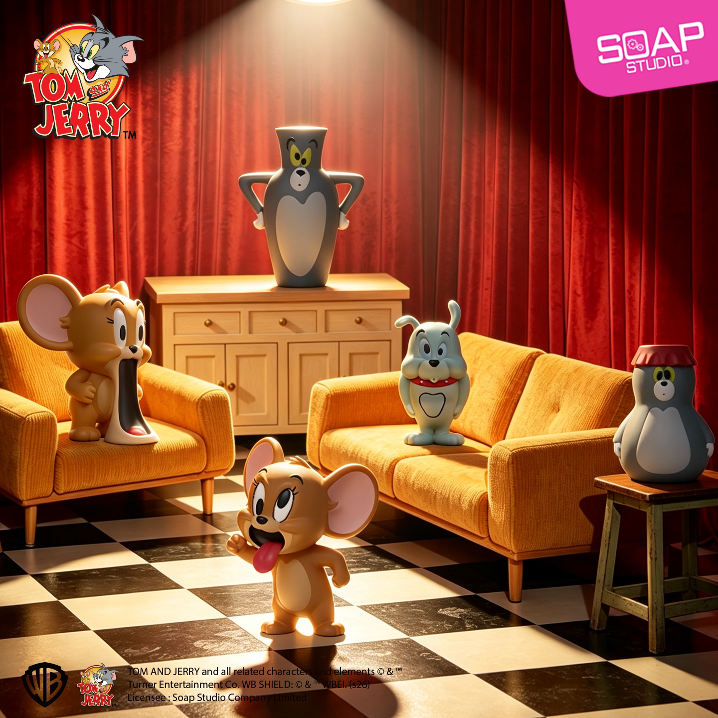 [O]Tom and Jerry ever-changing cute plush  Beans Blind Box#CollectibleStatue #BlindBoxFigure #MysteryToy