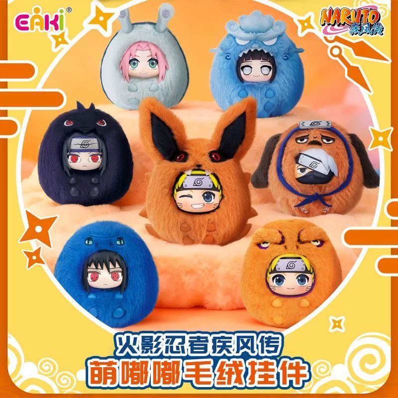 【T】Naruto Shippuden Meng Dudu Series Plush Blind Box Keychain