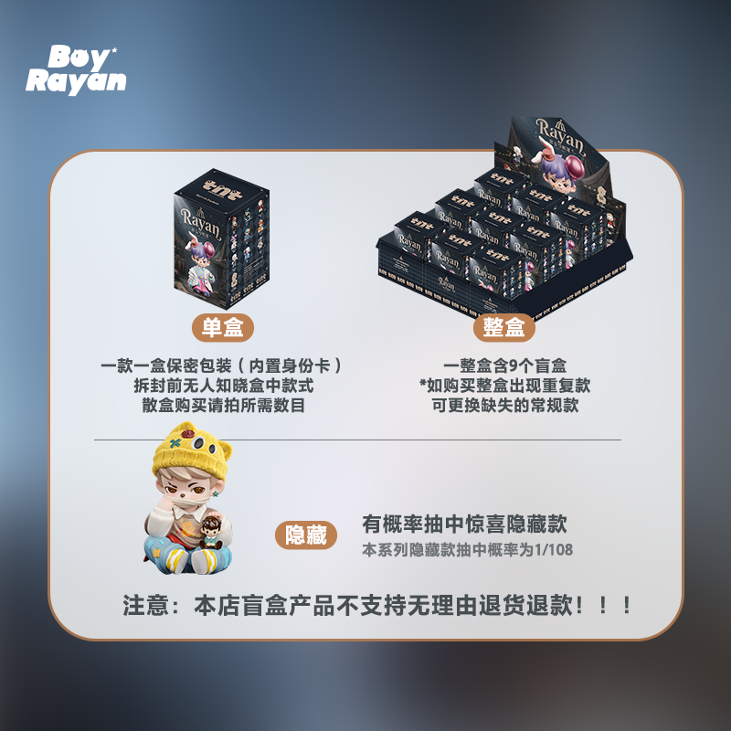 【TNT】Rayan Tent No.7 Series Blind Box