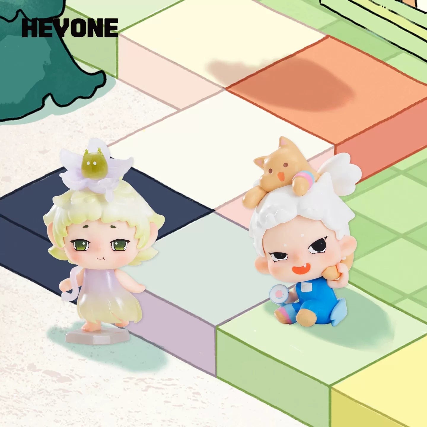 Heyonestar-Timetown Escape Series Blind Box #MINI Figure#Pendant