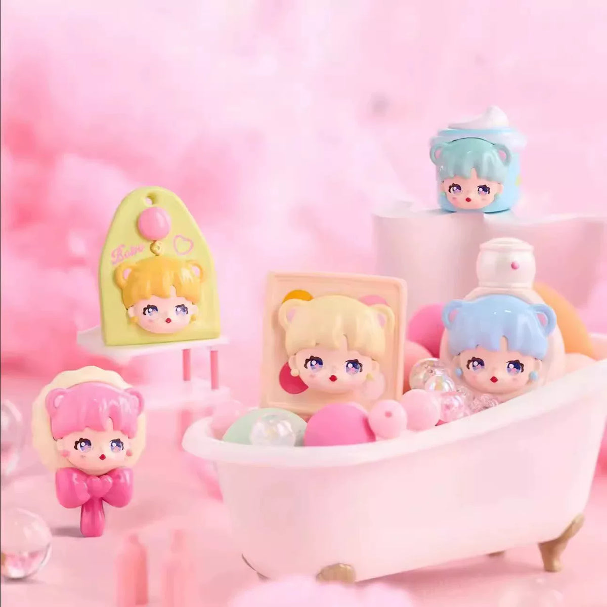 BOBO's Makeup Bag#Mini Bean Figures #Kawaii Mini Beans #Tiny Pocket Beans