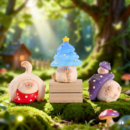 Mushroom Meow's Emotional Forest#NewFigure #UnboxingDay #DeskFigure 