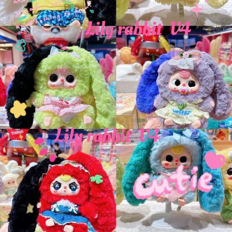 【T】Baby Three Lily Rabbit Town V4 Plush Blind Box
