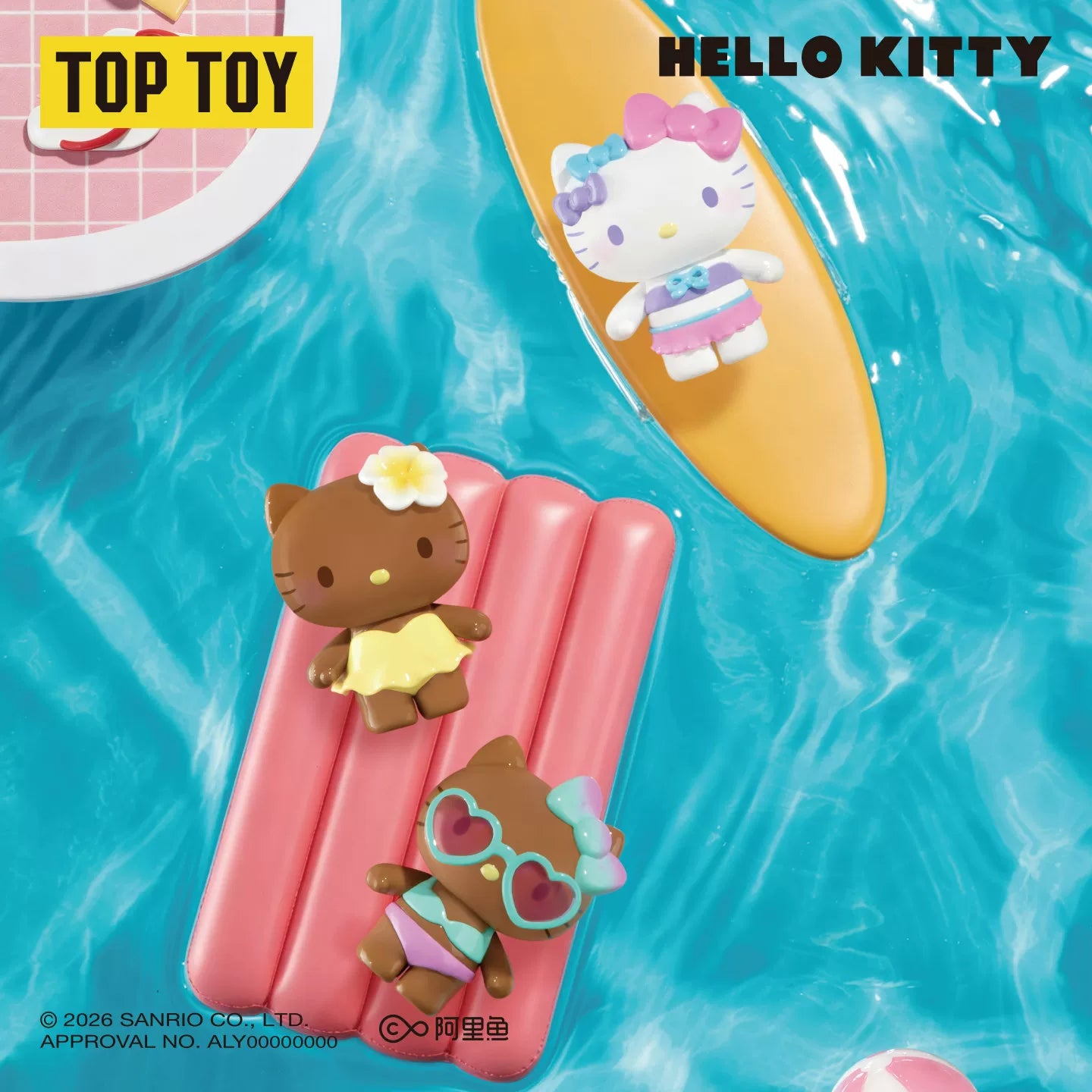 TOPTOY Hello Kitty Colorful Swimsuit Figures Surprise Bag#AnimeFigure #ScaleFigure#FigureCollection#DisplayPiece#FigureCollector