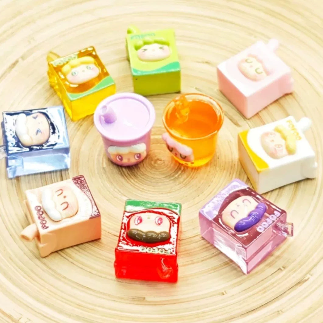 FOFOO Drink Shop2#Mini Bean Figures #Kawaii Mini Beans #Tiny Pocket Beans