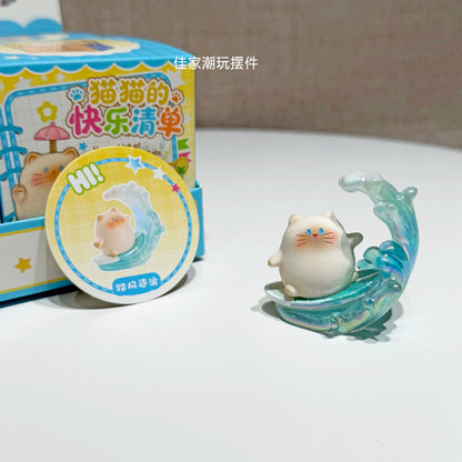 Happy List of Cats#UnboxingDay  #DeskFigure  #Mini Bean Figures