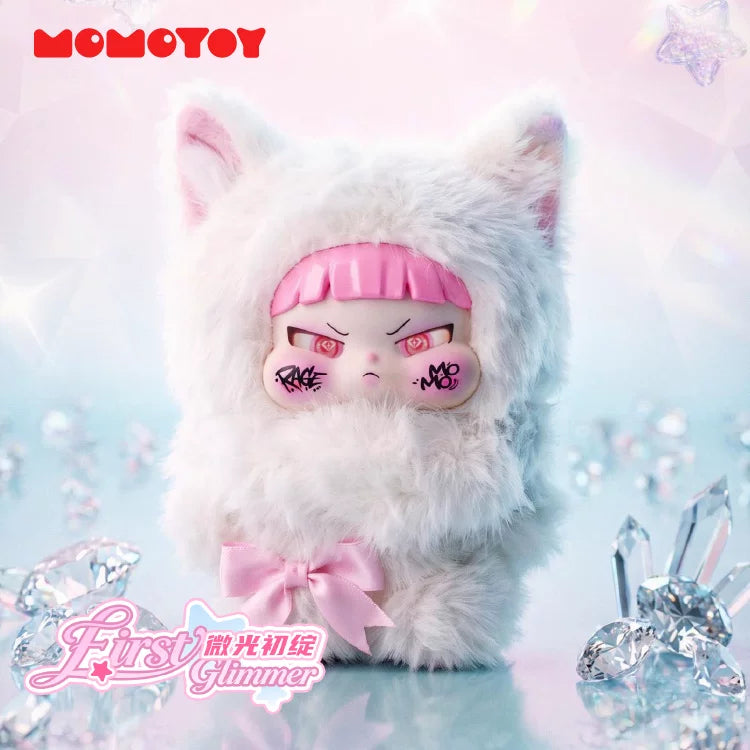 MOMOTOY Glitter Rage Born to Sparkle Series Vinyl Plush Pendant Blind Box#DesignerToyCollector#LimitedStock#SatisfyingUnboxing#ScaleFigure #RareCollectible
