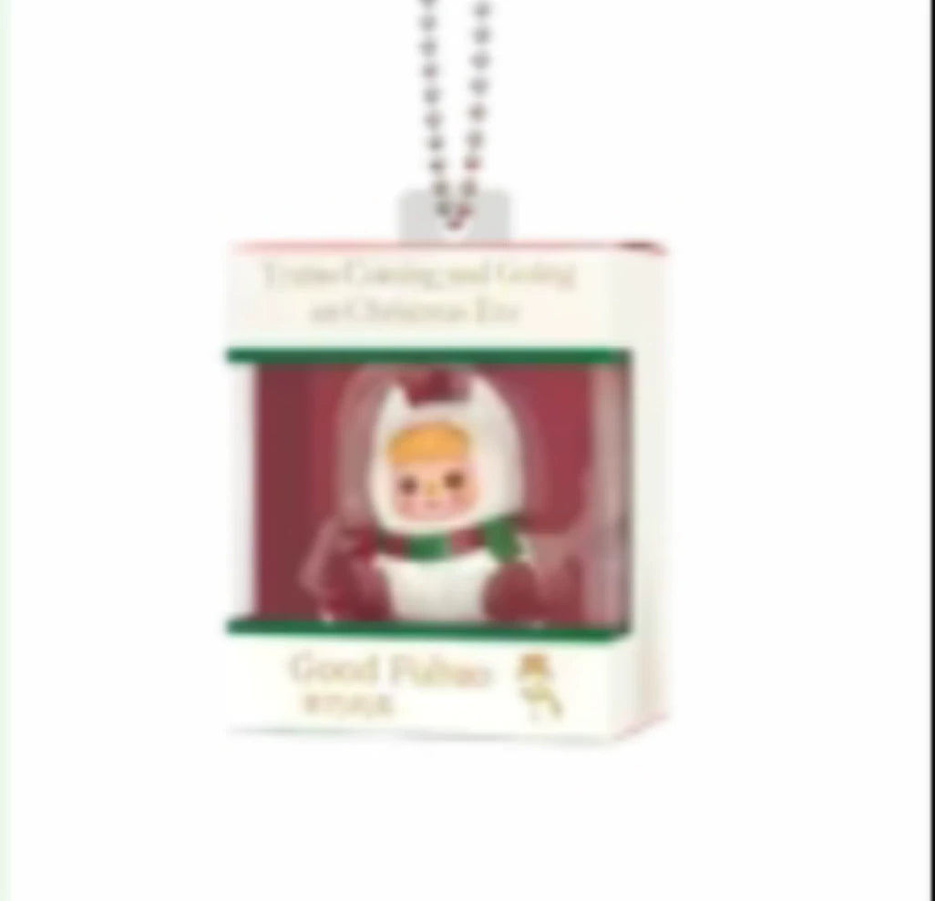 Trains Coming and Going on Christmas Eve#beans#collectibles#blindbox
