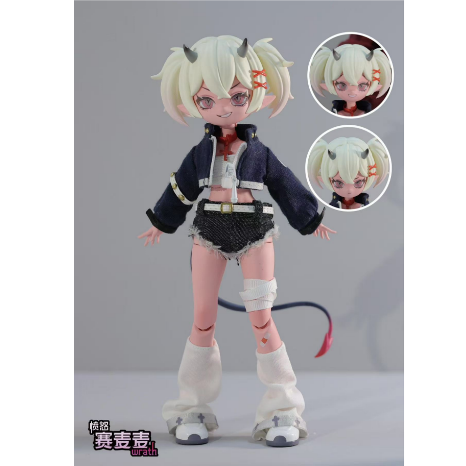 [T]Cooze Devil Horns Series 1/8 Action Figure BJD Blind Box