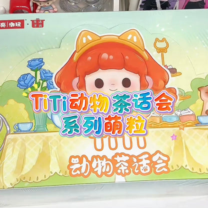 【T】Titi Animal Tea Party Series Blind Box#blindbox#beans#collectibles