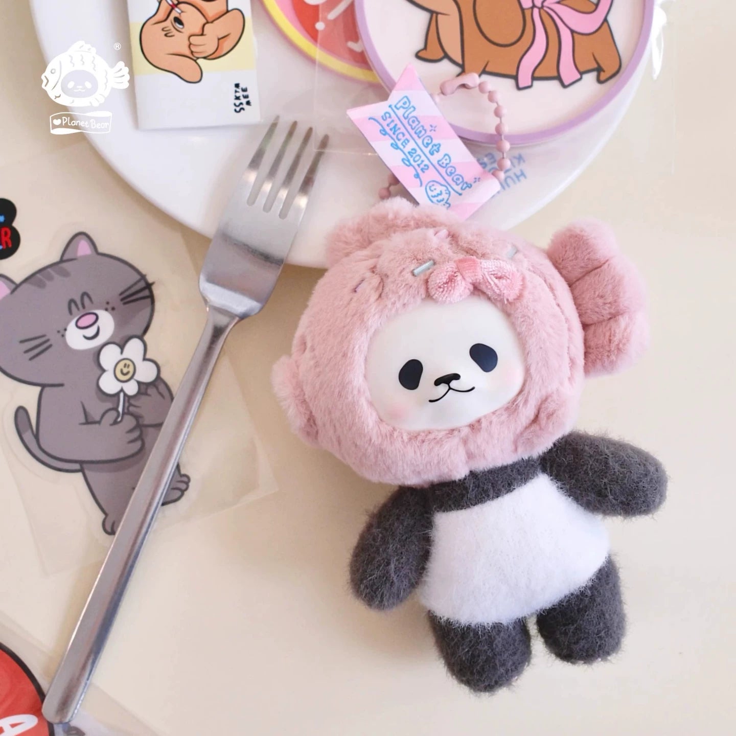 【T】PANPAN Planet Bear Stay With Me Plush Series Blind Box