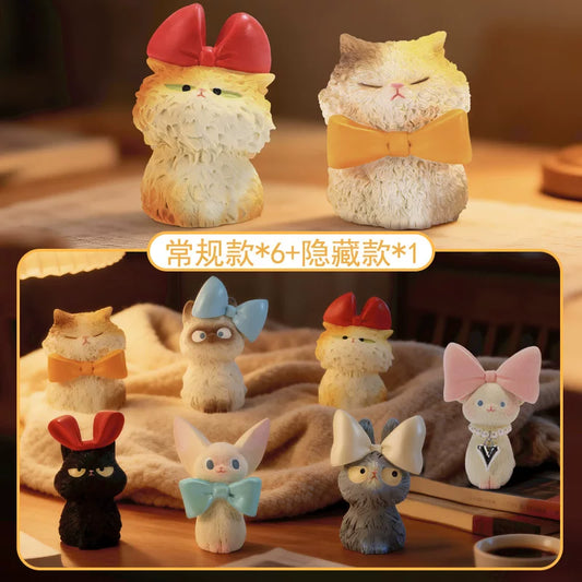 Bow Cat Series Blind Box toy#DisplayPiece  #MysteryFigure  #BlindBoxFigure
