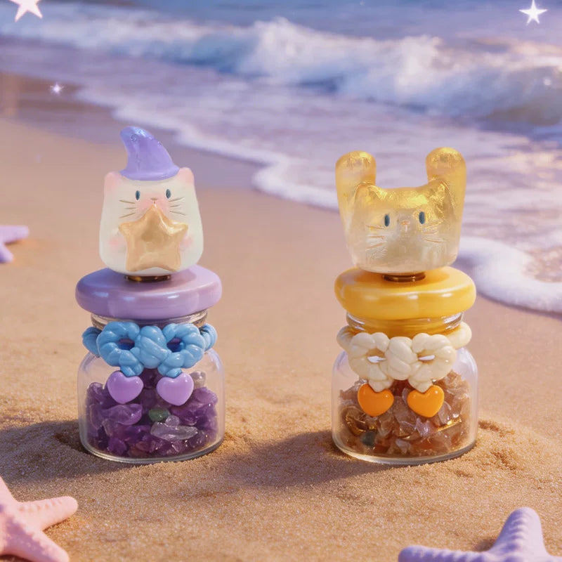Cat Pai Small Wish#BlindBoxFigure  #DeskFigure  #Collectible Bean Figures