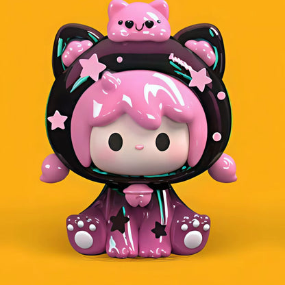 UUTOY Happy Halloween Mini Figure Hanging Card