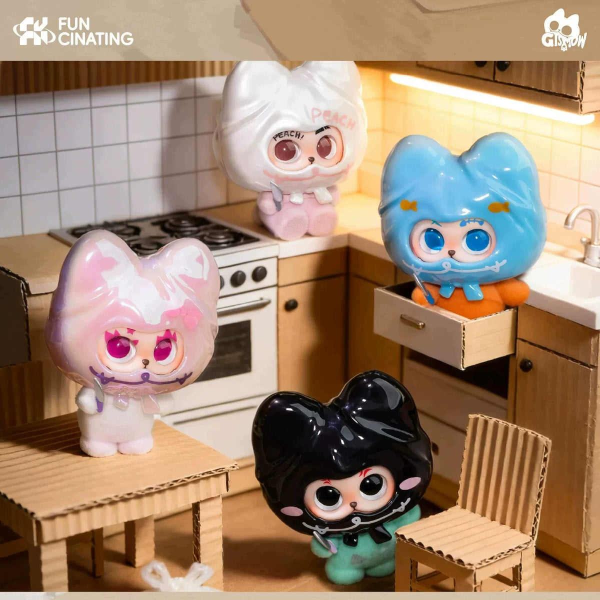 GISMOW-Hide And Seek Alliance Series Blind Box#Collectible Bean Figures #Kawaii Mini Beans #Tiny Pocket Beans