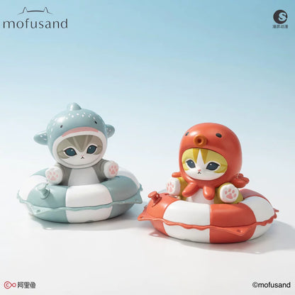 mofusand Swimming Ring Series#Kawaii Mini Beans #Tiny Pocket Beans #Mini Bean Blind Capsule