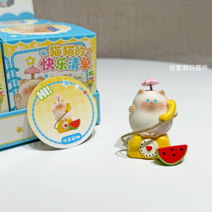 Happy List of Cats#UnboxingDay  #DeskFigure  #Mini Bean Figures