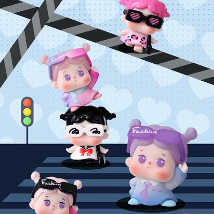 JOJOY street style look#Miniature Bean Doll #Collectible Bean Figures #Kawaii Mini Beans