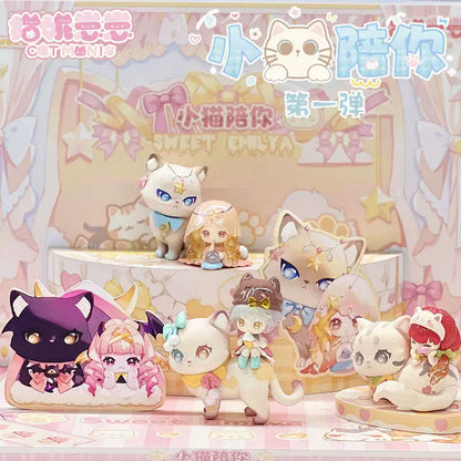 Sweet Emilya Cat Moni-Kitten Companion Series Figures Blind Box#FigureCollection#MysteryFigure#UnboxingFigure #BlindBoxCollector #StatueCollection 