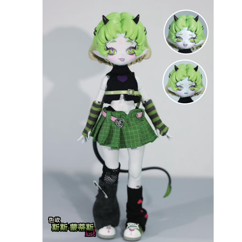 [T]Cooze Devil Horns Series 1/8 Action Figure BJD Blind Box