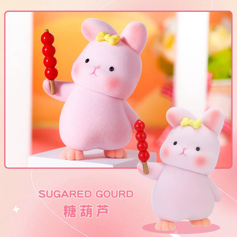 Pink Sliding Bunny Daily Blind Box#ScaleFigure #DesignerToy #FigureCollection#StatueCollection #ExclusiveFigure 