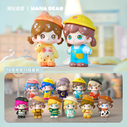 [Y]HANA Bear's good time series figures#ToyCommunity #DisplayCollection #Mini Bean Figures
