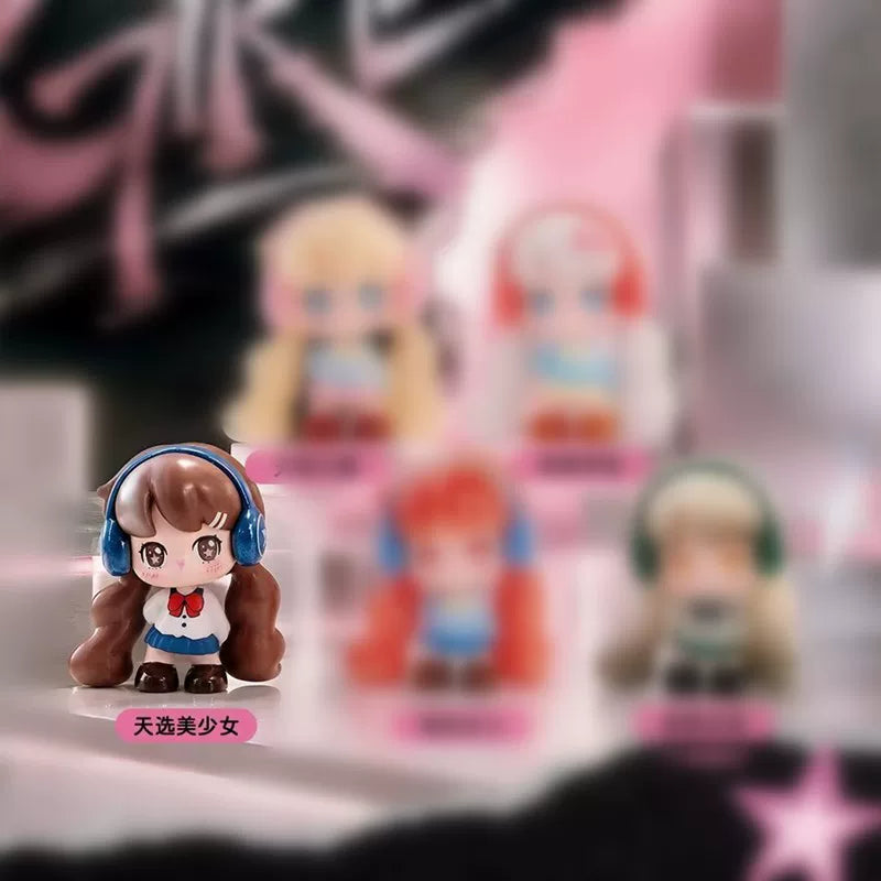 【O】FANCY UP  Coco School Idol Series Blind Box#Tiny Bean Collectible#Cute Bean Toy#Kawaii Mini Beans#Tiny Pocket Beans#Cute Bean Toy