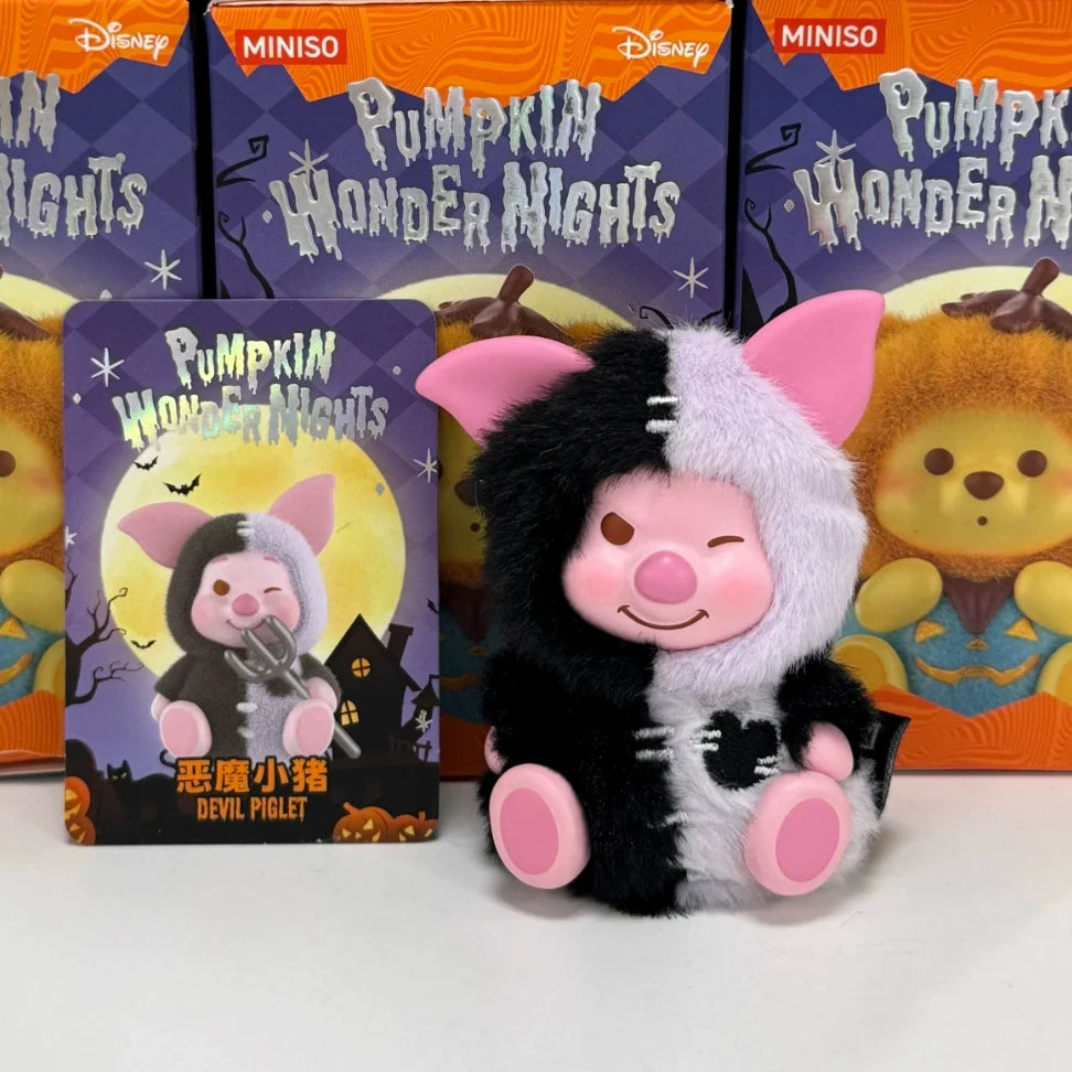 MINISO Disney Winnie-the-Pooh Pumpkin Wonder Nights Surprise Fluffy Ornament#FigureCommunity #FigureCollector #NewFigure 