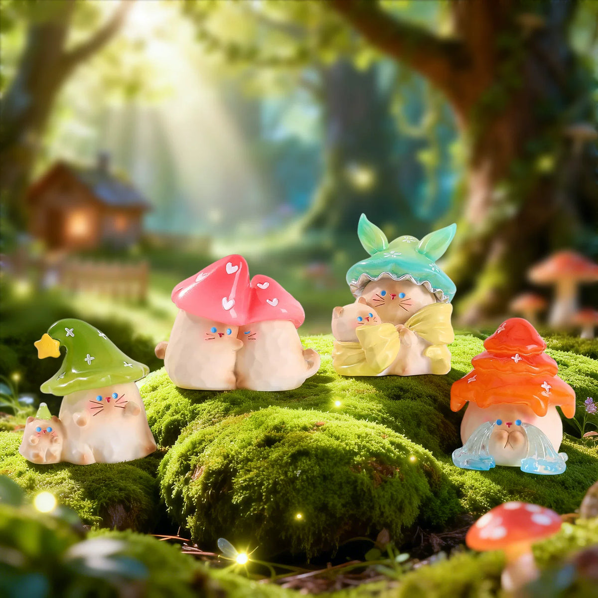 Mushroom Meow's Emotional Forest#NewFigure #UnboxingDay #DeskFigure 