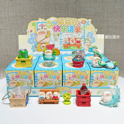 Happy List of Cats#UnboxingDay  #DeskFigure  #Mini Bean Figures