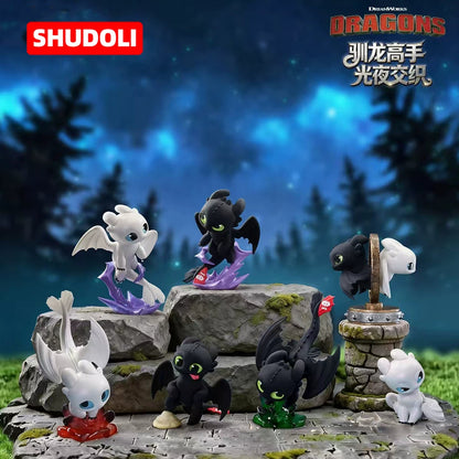 How to train your dragon interwined light&night series#AnimeCollector  #JustArrived  #UnboxingDay 