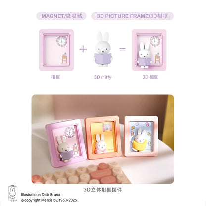 Miffy photo frame fridge magnet series blind box#FigureCollection #MysteryFigure #DeskFigure 