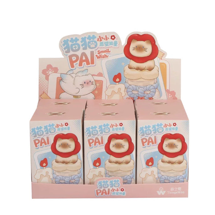 Cat Pai Small Wish#BlindBoxFigure  #DeskFigure  #Collectible Bean Figures
