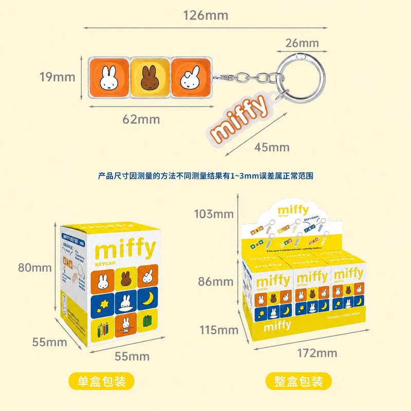 miffy Keycap Fidget Blind Box#keychain#figures#accessaries