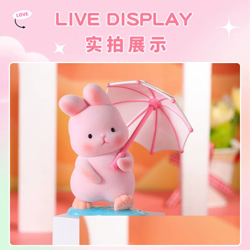 Pink Sliding Bunny Daily Blind Box#ScaleFigure #DesignerToy #FigureCollection#StatueCollection #ExclusiveFigure 