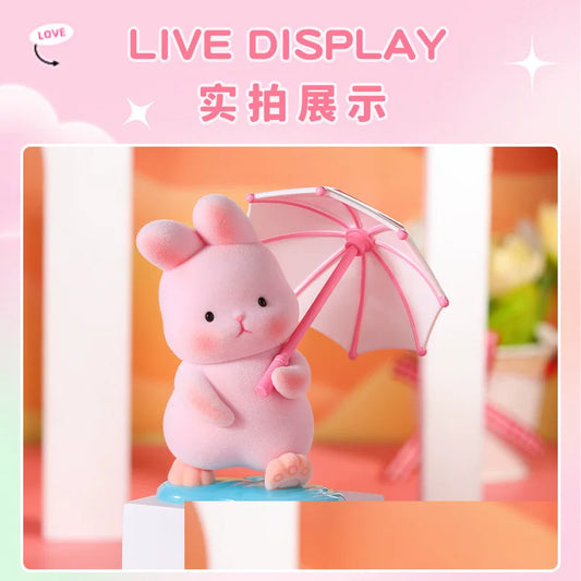 Pink Sliding Bunny Daily Blind Box#ScaleFigure #DesignerToy #FigureCollection#StatueCollection #ExclusiveFigure 
