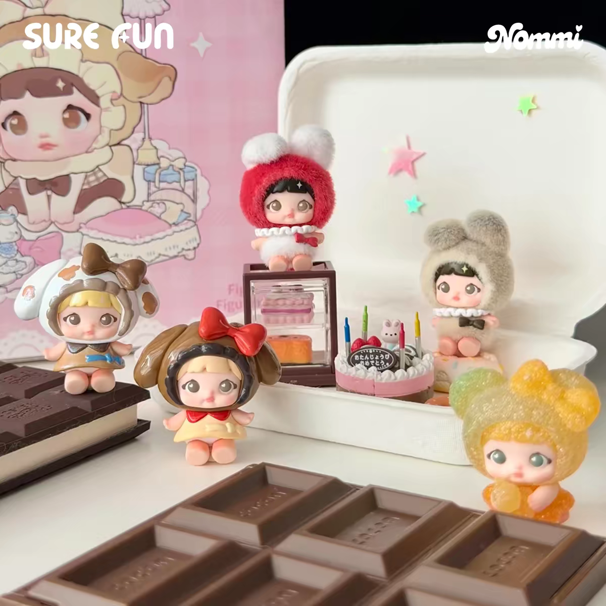 Nommi Sweetheart Plan Serise Mini Figures Surprise Bag#DisplayPiece #NewFigure #DeskFigure #BlindBoxCollector #MysteryToy
